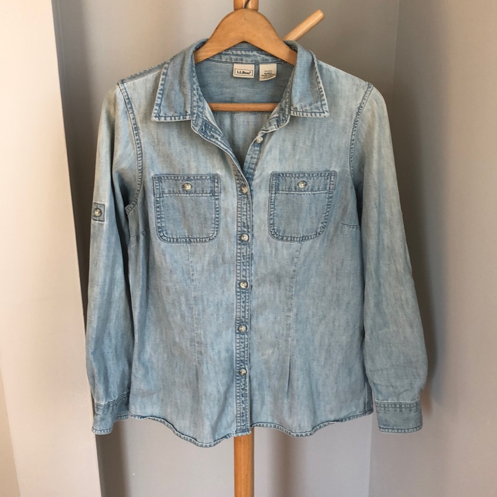 LL. Bean Denim Button-Down